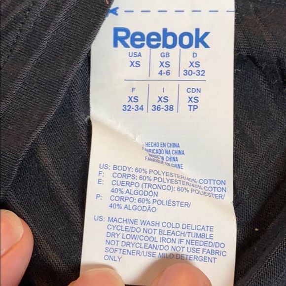 Reebok play dry short sleeve shirt semi sheer swirl design size xs - Picture 5 of 5